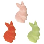 Фигурка декоративная "Заяц",  L9 W7 H11,5 см, 3в.