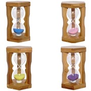 Часы песочные (2 мин. 50 сек.), L6 W7 H10 см, 4в.
