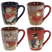 Кружка, L13 W9,5 H11,5 см, 400 мл, 4в.