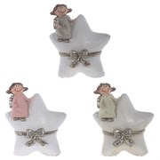 Фигурка декоративная "Ангел", L11,5 W6,5 H13,5 см, 3в.