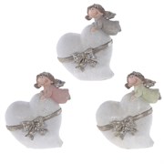 Фигурка декоративная "Ангел", L10 W6 H12 см, 3в.