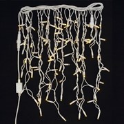 Электрогирлянда уличная "Бахрома", L3 м, (100 теп. бел. LED, 5W, без сил.каб, адаптер 703311))