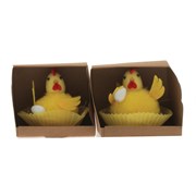 Фигурка декоративная "Цыпленок в гнезде",  L6 W6 H7 см