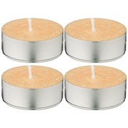 Набор ароматических стеариновых свечей из 4  шт vanilla диметр 6 см H=2 см