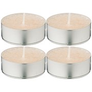 Набор ароматических стеариновых свечей из 4  шт cotton диметр 6 см H=2 см