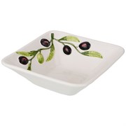 Салатник квадратный "Оливки" 18х18 см