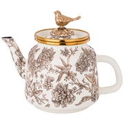 Чайник эмалированный agness, серия royal garden 1,0л подходит для индукцион.плит