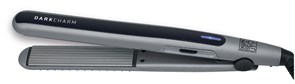 Щипцы-гофре для волос DEWAL BEAUTY Dark Charm, 25x110 мм, 30 Вт, серые
