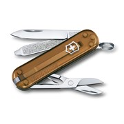 Нож-брелок VICTORINOX Classic SD Colors "Chocolate Fudge", 58 мм, 7 функций, карамельный