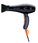 Фен DEWAL BEAUTY Balance Black, чёрный, 2200 Вт, ионизация, 1 насадка