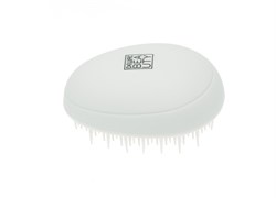 Щетка массажная Dewal Beauty серия"Прованс"с  пластиковым штифтом, овальная, кремовая