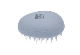 Щетка массажная Dewal Beauty серия"Прованс"с  пластиковым штифтом, овальная, лавандовая