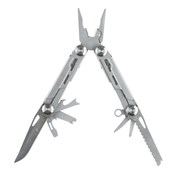 Мультитул Stinger, сталь (серебристый), 12 инструментов, нейлоновый чехол, коробка картон