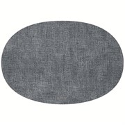 Салфетка подстановочная овальная двухсторонняя fabric, синяя