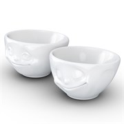 Набор чаш tassen, dreamy & happy, 100 мл, белый, 2 шт.