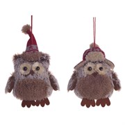 Изделие декоративное "Сова", с колпаком L12 W5 H17 см, без колпака L12 W5 H12 см, 2в.