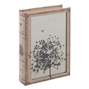 Ключница с зеркальным элементом, L16 W5 H24 см