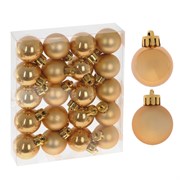 Украшение новогоднее "Шар", набор из 20-ти шт, D 3 см, L11,5 W3 H14,5 см