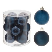 Украшение новогоднее "Шар", набор из 12-ти шт, D 4 см, L9,5 W9,5 H10,5 см