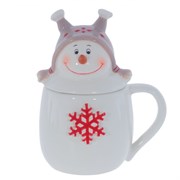 Кружка "Снеговик", 500 мл,  L14 W10 H16,5 см