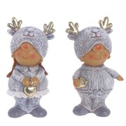 Фигурка декоративная "Дети" L6 W3 H12 см, 2 в.