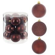 Украшение новогоднее "Шар", набор из 12-ти шт, D 9 см, L19 W19 H21 см