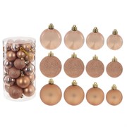 Украшение новогоднее "Шар", набор из 24-х шт, D 6/5/5/3 см, L14 W14 H26 см