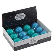 Украшение новогоднее "Шар", набор из 12-ти шт, D 10 см, L44 W33 H10,5 см