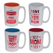 Кружка, 450 мл, L12 W8,5 H11,5 см, 4в.