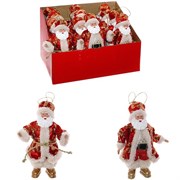 Украшение новогоднее "Дед Мороз", L14 W6 H18 см, 2в.