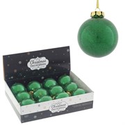 Украшение новогоднее "Шар", набор из 12-ти шт, D 8 см, L35,5 W26,5 H9 см