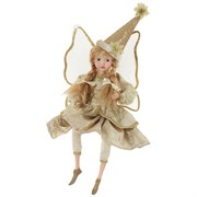 Игрушка набивная "Фея", полный рост L20 W7 H56 см/сидячий L20 W16 H30 см