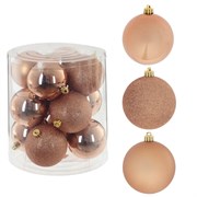 Украшение новогоднее "Шар", набор из 12-ти шт, D9 см,  L20 W20 H21 см