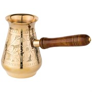 Турка резная "Graving" 370 мл латунь