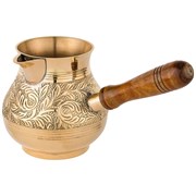 Турка резная "Graving" 650 мл латунь