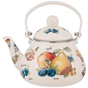Чайник agness эмалированный с фильтром из нжс серия "Фрукты" 1,3 л