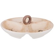 Менажница 3-х секционная "Парижские коты" 22*22*7,5 см