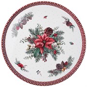 Поднос сервировочный agness "Celebration"" 33*2,1 см