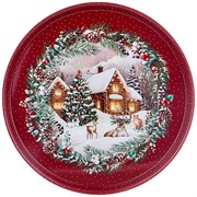 Поднос сервировочный agness "Новый год" 33*2,1 см