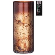 Ваза cilindro "Magda" brown H=30 см D=12 см