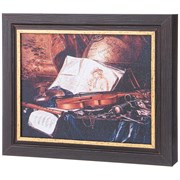 Ключница в раме, "Венге с золотом", 20*25 см