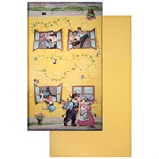 Набор полотенец из 2-х шт "Свидание",40х70 см ,жёлтый, 100% хлопок,твил