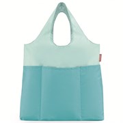Сумка складная Mini maxi shopper plus bicolor бирюзовая