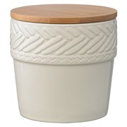 Банка для хранения Country Mill, D12 см, светло-бежевая