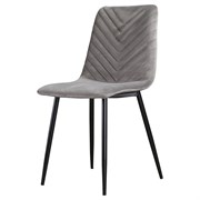 Стул Clifford, велюр, темно-серый