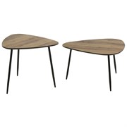 Набор из 2-х столиков Alfie, орех