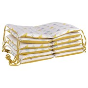 Бортик в кроватку из сатина с принтом Dinosauria world из коллекции Tiny world, 360х35х5 см