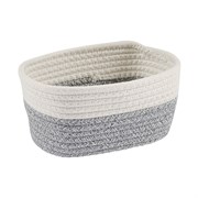 Корзина для хранения Filis, 20х15х11 см, кремовая/светло-серая