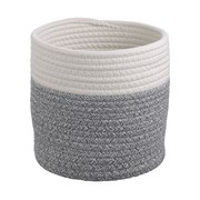 Кашпо Nygard, D20х19 см, кремовое/светло-серое