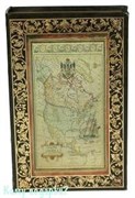 Шкатулка-фолиант "Старинная карта", 26x17x5 см